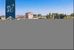 Stunning castle with a 13th-century tower for sale in Cortemaggiore