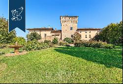 Stunning castle with a 13th-century tower for sale in Cortemaggiore