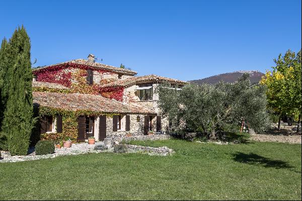 Renovated seventeenth-century former windmill with swimming pool.