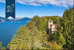 Exclusive lake-facing property with a small private beach and an exclusive dockyard