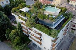 Exclusive penthouse with private swimming pool and vertical garden