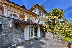 Mediterranean villa with guest house & view on Lake Maggiore in Locarno for sale