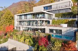 Modern duplex apartment for sale in Lugano-Albonago