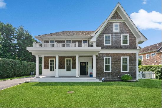 Discover tranquility in the heart of Southampton Village with this exquisite Shingle-style