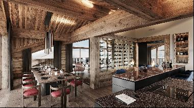 Beautiful 7 bedroom apartment for sale, within the new Val d'Isere development.