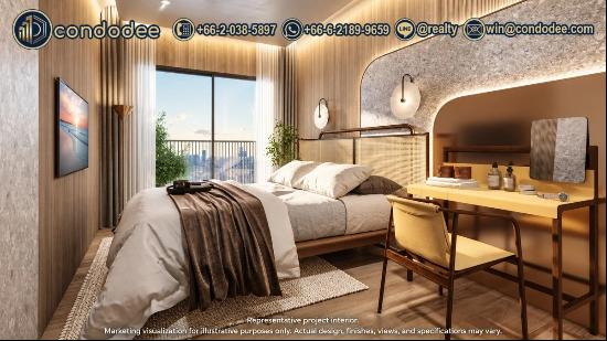 Life Rama 4 Asoke Spacious One-Bed Plus | CondoDee