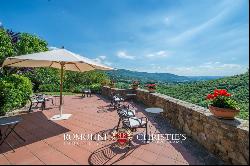 Tuscany - HAMLET WITH PANORAMIC VIEW AND CHURCH FOR SALE, CASTIGLION FIORENTINO