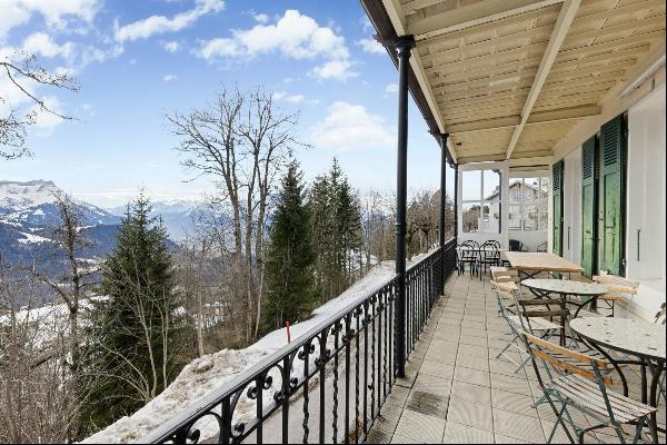 Vacation pension with a view over the valley!