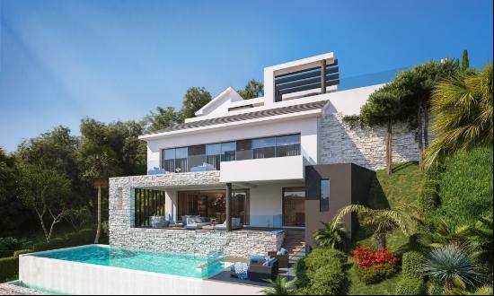 Plot with project to build a luxury villa with sea views in Elvi, Marbella 29604