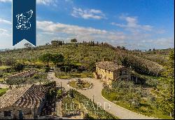 Charming estate with pool and park with olive trees in the province of Assisi