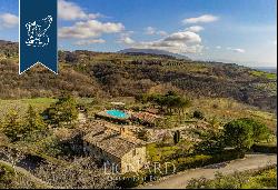 Charming estate with pool and park with olive trees in the province of Assisi