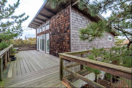 A spectacular beach house in the heart of Napeague . Two blocks to the ocean beach. This h