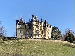 An exceptional listed Neo-Renaissance style chateau set in 70 hectares. 45 minutes from P