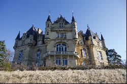 An exceptional listed Neo-Renaissance style chateau set in 70 hectares. 45 minutes from P