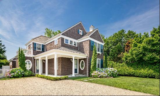 Stylish Southampton Village Rental Evokes Nantucket Charm