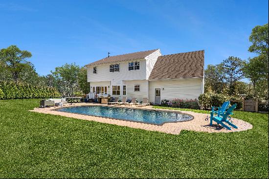 Spend your summer in Westhampton in this five bedroom, two-and-a-half bath updated post mo