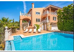 Mediterranean style Villa with breathtaking sea views situated in Camp de Mar 