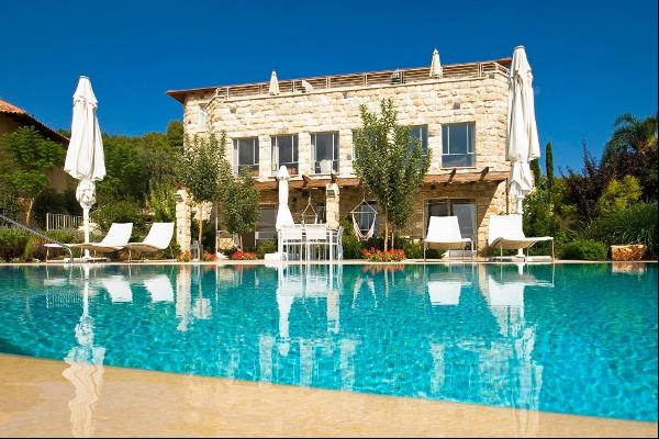 Immaculate Mansion with a Private Swimming Pool for Sale in Rosh Pina