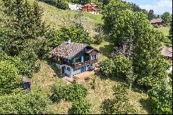 Chalet with breathtaking view of the lake and the mountains