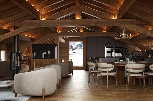A new exclusive development located in the 3 Vallées area located in the heart of the pres
