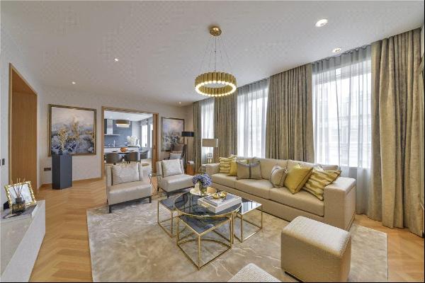 Luxury apartment overlooking Kensington Palace Gardens, W8.