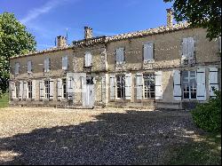 For sale at Sainte Foy La Grande, Magnificent 19th century castle to renovate in part