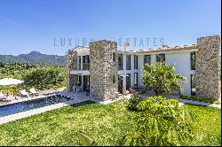 Luxury villa near Es Capdellà village with outstanding mountain views and privacy