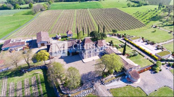 17th Century Chateau & vineyard for sale in Bergerac