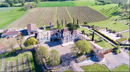 17th Century Chateau & vineyard for sale in Bergerac