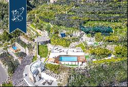 Luxury estate with a terraced garden and a panoramic pool on the Amalfi Coast