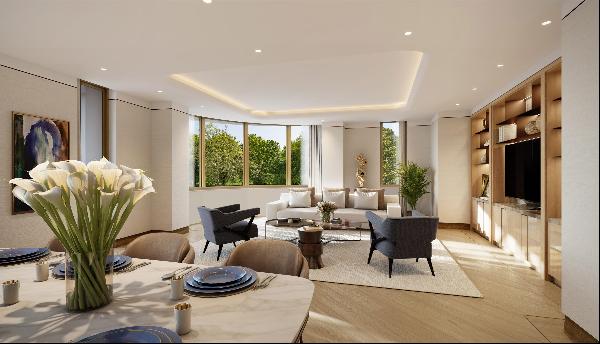Park Modern, homes with spectacular south-facing views over Hyde Park and  Kensington Gard