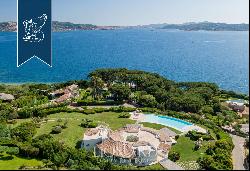 Luxurious, spectacular estate with an infinity pool and a view of the MAddalena archipelag