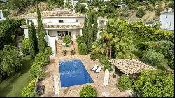 Family villa with sea and mountain views in Vega del Colorado, B, Benahavís 29679