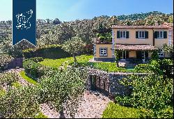 Wonderful luxury estate with a pool for sale on top of the hill that overlooks Santa Margh