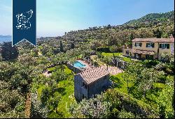 Wonderful luxury estate with a pool for sale on top of the hill that overlooks Santa Margh