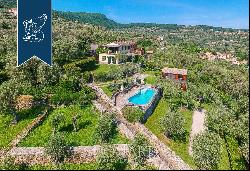 Wonderful luxury estate with a pool for sale on top of the hill that overlooks Santa Margh