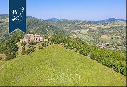 Castle of great historical prestige in a stunning high position overlooking Emilia Romagna