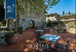 Luxury relais for sale on the sweet rolling hills between Siena and San Gimignano