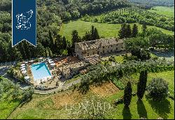 Luxury relais for sale on the sweet rolling hills between Siena and San Gimignano