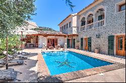 High quality Mediterranean villa in center of Es Capdellà with mountain views
