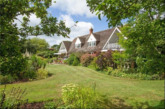 A substantial five bedroom home for sale in the heart of prime West Sussex