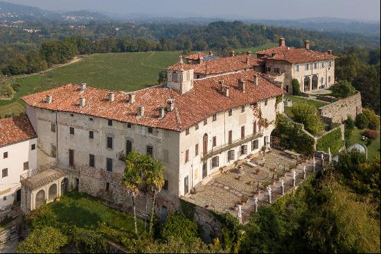 Portion of an 18th century castle on the Biellese hills