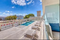 New construction luxury duplex penthouse with pool at the harbor in Palma