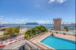 New construction luxury duplex penthouse with pool at the harbor in Palma