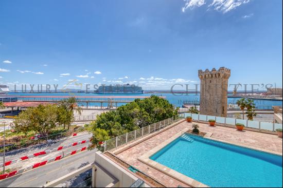 New construction luxury harbor view apartment in Palma de Mallorca