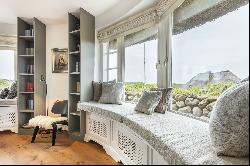 Vacation magic in the beach dunes with fantastic sea view