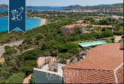 Estate in a contemporary style along the coast that leads connects Costa Smeralda to Palau