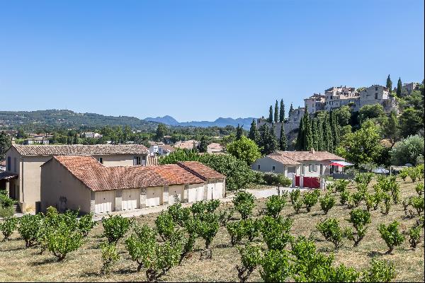 A property complex located in Vaison la Romaine with a pool on a land of more than approx.