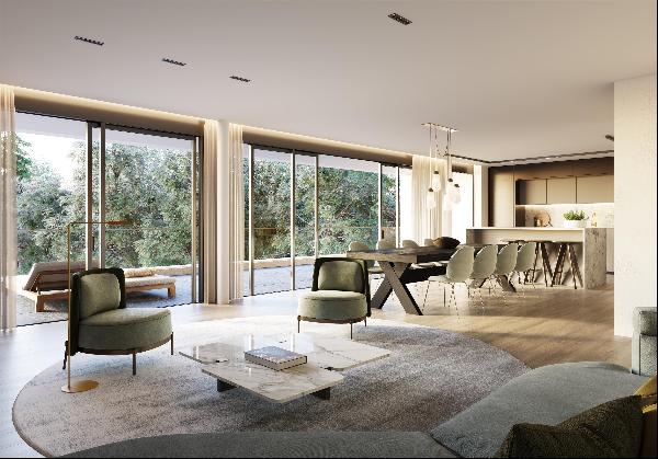 The exclusive new development, Hautvallon, consisting of five high standing apartments in 