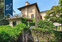 Prestigious real estate complex with a pool in a panoramic position on Varese's hills